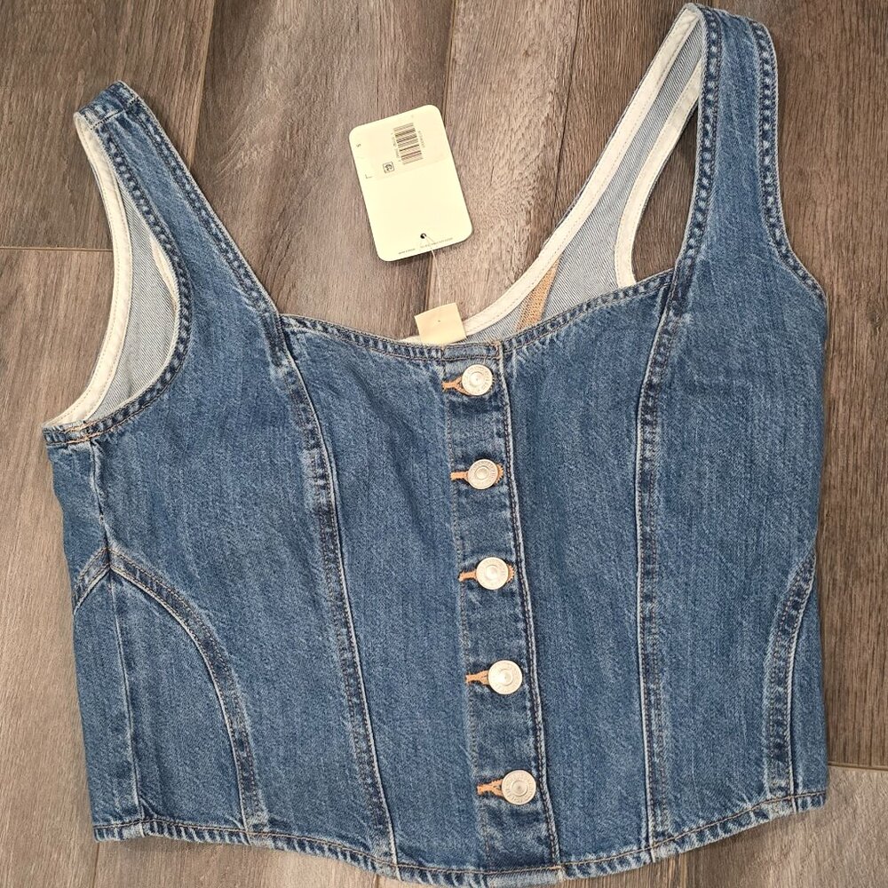 Levis Denim Crop